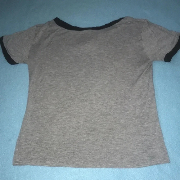 LUNA CHIX celestial short sleeve stretchy crewneck lightweight top size S - Picture 2 of 6